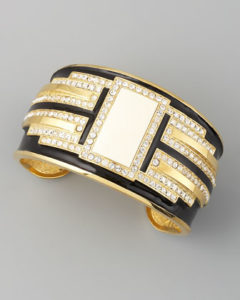 Deco Crystal Cuff by Rachel Zoe Available at http://www.neimanmarcus.com