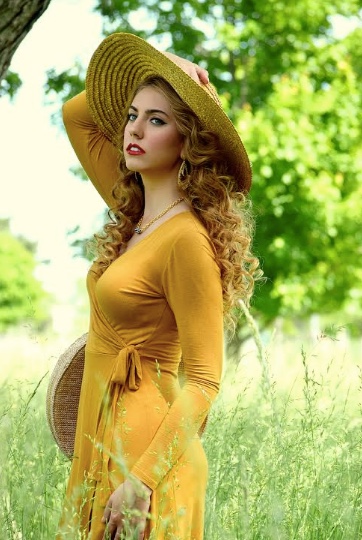 Brittany Stieber in Ashley Gold
